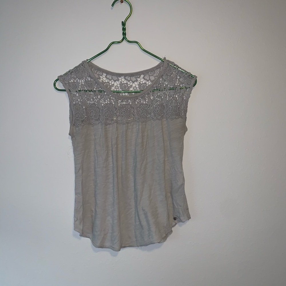 Abercrombie and Fitch flower lace flowy top XS